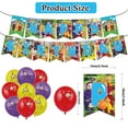 thumbnail image 3 of 32 Pcs For Teletubbies Cartoon-Themed Birthday Decorations and Party Favors Set – Includes Banner, Cake Topper, 12 Cupcake Toppers, and 18 Balloons for Celebration Events, 3 of 5