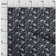 thumbnail image 2 of oneOone Viscose Chiffon Black Fabric Baroque Sewing Material Print Fabric By The Yard 42 Inch Wide, 2 of 4
