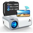 thumbnail image 1 of WiMiUS Projector 340ANSI 5GWiFi Bluetooth Full HD Native 1920×1080P Supports 4K Projector, 1 of 4