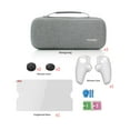 thumbnail image 1 of PS5 Portal Handheld 5-in-1 Accessory Bundle - EVA Storage Case + Split Silicone Cover + Tempered Glass Screen Protector + Thumb Grips for PlayStation Portal Remote Player, 1 of 5