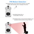 thumbnail image 6 of M Buder Security Camera Wireless WiFi 360° Rotating Motion Detection Double Lens Camera for Indoor Outdoor, 7.87 inches / 20 cm, 6 of 9
