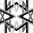thumbnail image 2 of Prime, Marcus 20x20 Gold Ornate Wood Framed with Double Matting Museum Art Print Titled - Monochromatic Textile 2, 2 of 4