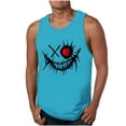 thumbnail image 6 of Taqqpue Mens Graphic Tank Tops Plus Size Crewneck Sleeveless Shirts Workout Gym Muscle Beach Tee Tops for Men, 6 of 6