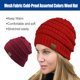 thumbnail image 2 of Gorro de lana Tela de malla Escalada Chic Cómodo Gorros holgados Servicio prolongado Material premium Transpirable Durabilidad Gorro Vino rojo con etiqueta Inevent AP009243-09B, 2 of 5