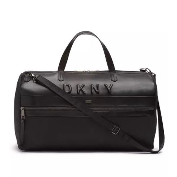 DKNY Trademark Duffle Weekender Bag Color Black