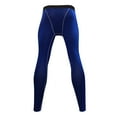 thumbnail image 5 of Ierhent Football Pants With Pads Men's Compression Tights Pants Base Layer Breathable Training Leggings(Blue,XXL), 5 of 5