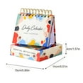 50 Off Clear! 2025 Inspirational Quotes Mini Calendar Monthly Desk