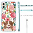 thumbnail image 5 of Flower Jungle Fest Case for iPhone 11,Aesthetic Colourful Floral Pattern Soft TPU Bumper Case Cover, 5 of 5