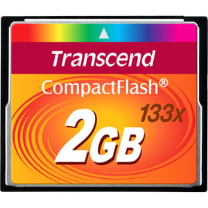 Transcend 2GB 133x CompactFlash Card (Best Compact Flash Card)