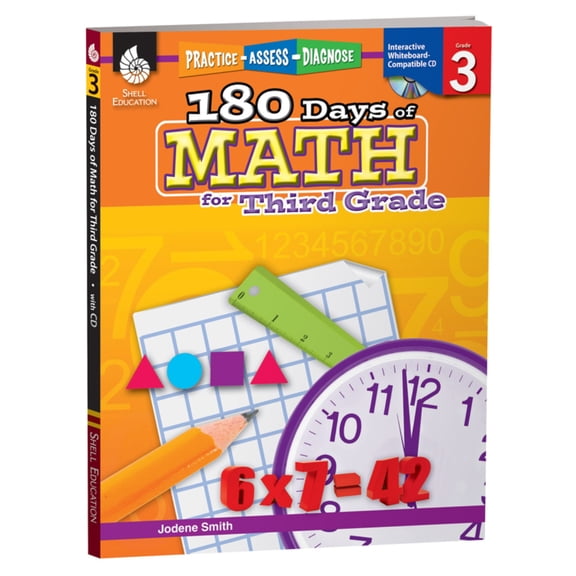 Pre-Owned 180 Days(tm) Math for Third Grade: Practice, Assess, Diagnose (Paperback) 1425808069 9781425808068