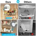 thumbnail image 5 of Aertyole 6-Tier Over the Door Pantry Organizer, Heavy-Duty Metal with 6 Baskets, Hanging Storage and Organization for Kitchen, Spice Rack (6x4.72 Width Baskets, White), 5 of 9