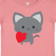thumbnail image 4 of Inktastic Heart Cat Boys or Girls Baby T-Shirt, 4 of 5