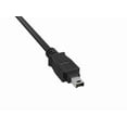 thumbnail image 3 of Cable Leader 10ft FireWire 400 Cable IEEE-1394a 6-Pin to 4-pin Male to Male Data Transfer Cable, Black, 3 of 5