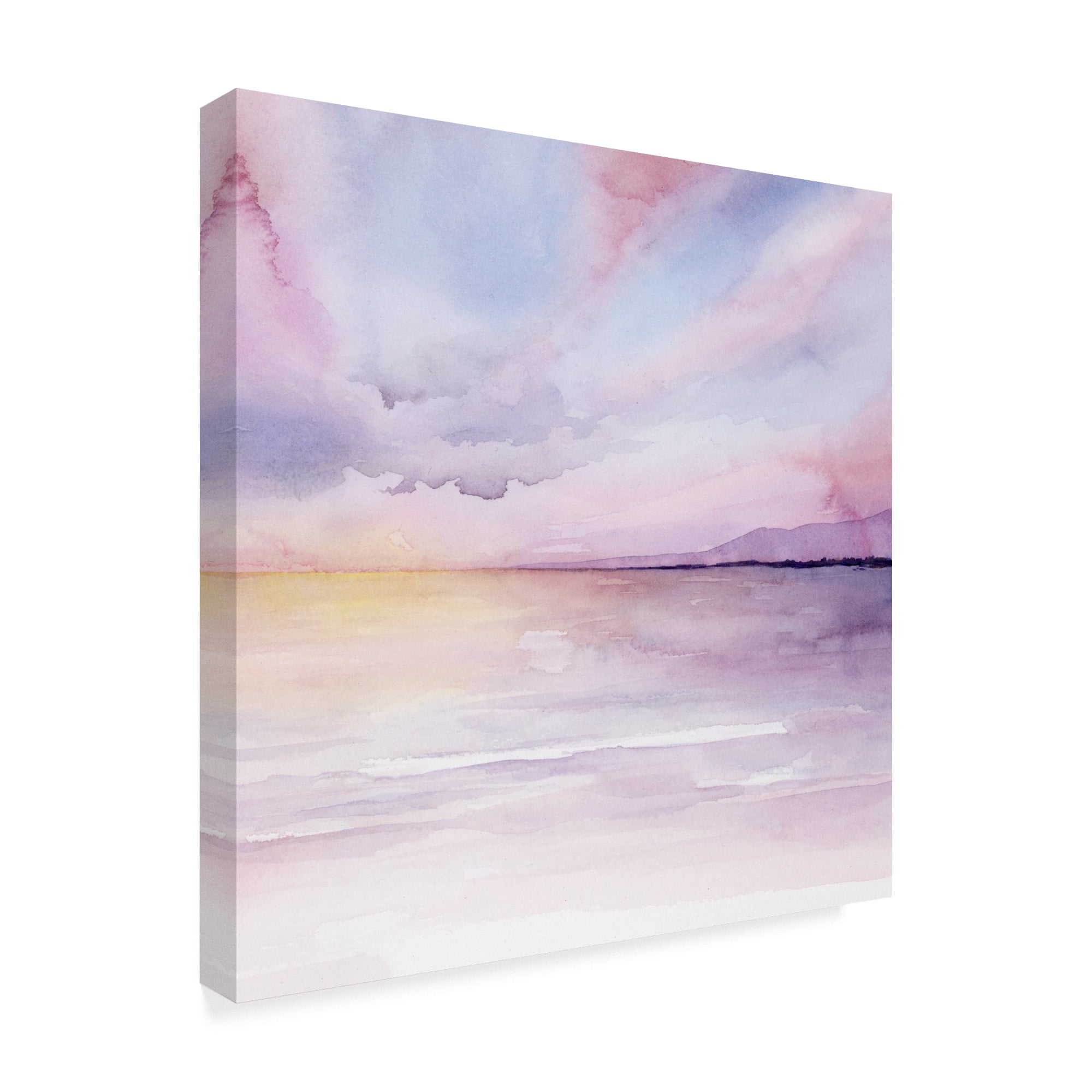 Trademark Fine Art 'Pale Sunset II' Canvas Art by Grace Popp