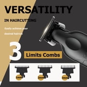 KEMEI PG2299 Cordless Hair Clippers for Men Professional Zero Gapped Trimmer & Barber Haircut Cutting Kit, Ideal Gifts for Men