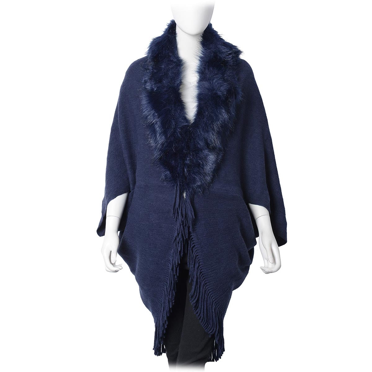 ladies navy wrap