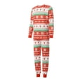 thumbnail image 3 of Family Christmas Pajamas Parent-child Christmas Pajamas with Cartoon Pattern, Family Matching Nightwear Clothing, 3 of 10
