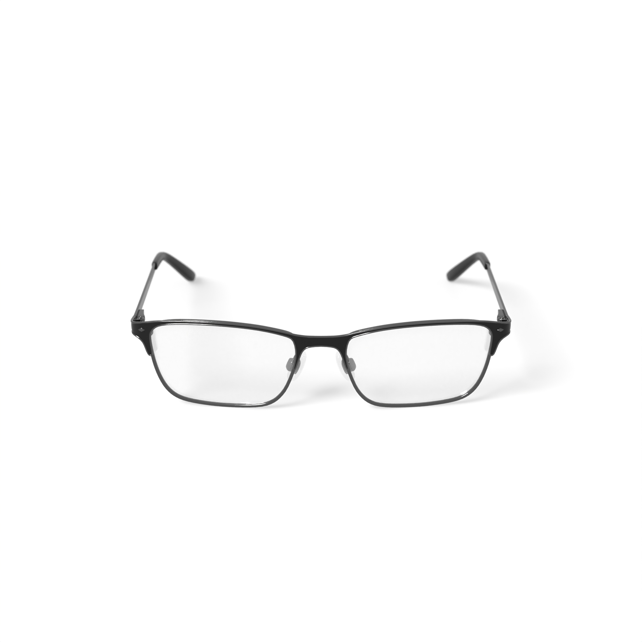 Walmart Men's Rx'able Eyeglasses, Mop51, Black, 52-15-140