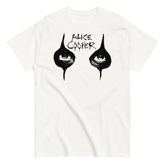 Alice Cooper - Eyes Unisex T-Shirt - White - Small