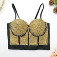 thumbnail image 2 of Sujetador de mujer Top Bustier ropa interior sujetador de mujer Push Up Bralette Punk Rock sujetador, 2 of 5