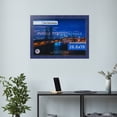 thumbnail image 4 of ArtToFrames 26.6x19 Inch - 68x48 CM Blue Puzzle Frame for 1000 piece Puzzles.1.50 Inch Custom Wood Puzzle Frames, Navy Blue - Comes with Economy Acrylic, 4 of 6