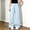 Blue, variant on Rvasteizo Girls Wide Leg Sweatpants Ruffled Hem High Waist Casual Kids Long Pants 5-15Y 13 Years