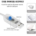 thumbnail image 2 of Usb Led String Lights 10m 100 Led Copper Wire Remote Control Waterproof Ip65 Mood Lights String Lights - Warm White---limenda, 2 of 5