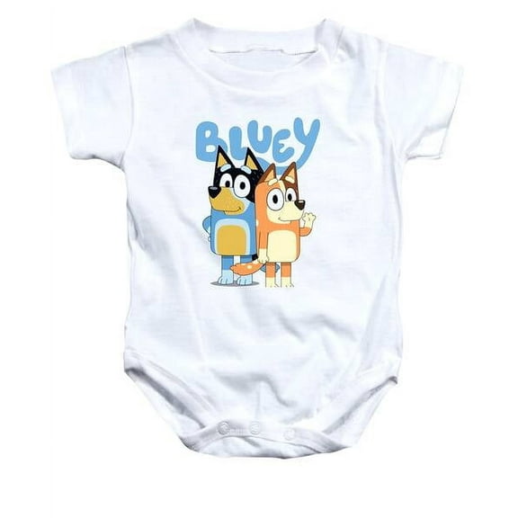 Bluey And Bingo Baby Onesie Kids Birthday Tee, Bluey Birthday Tee, Bluey Family Cute Baby Onesie, BABY BODYSUIT LAT 4424