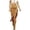 Khaki, variant on Jane Wardrobe Western Fringe Wrap Midi Skirt Women High Waist Suede Irregular Asymmetrical Country Bottom 1PC S-M-L-XL-XXL Plus Size Friendly