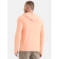 thumbnail image 3 of Athletic Works Men's Tri Blend Long Sleeve T-Shirt Hoodie, Sizes S-3XL, 3 of 5