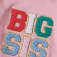 thumbnail image 4 of Mwjwdo Big Sister Little Sister Matching Outfits Baby Girl Bubble Romper Long Sleeve T-Shirt Toddler Sweatshirt Fall Clothes, 4 of 7