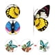 thumbnail image 3 of Xihbxyly Estacas Decorativas para Jardín, Diseño de Mariposa, de Pvc, para Uso Interior y Exterior, Multiusos para Decoración de Jardín, para Bodas, 15 Cm de Ancho, 25 Cm de Largo, Juego de 50 Piezas, 3 of 4