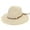 Beige, variant on Summer Holiday Sun Hat Panama Style Outdoor Outing Shade Bowler Hat Beach Hats for Women Black