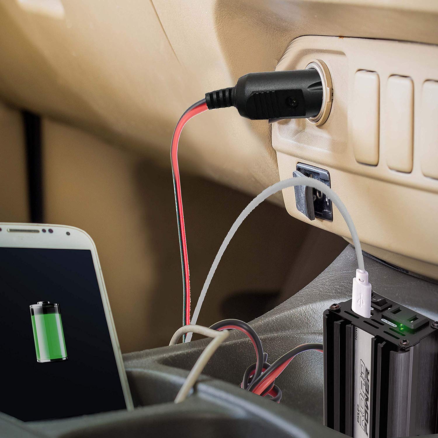 PYLE PINV22 - 200 Watt Power Inverter with USB Charging