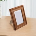 thumbnail image 3 of Raindrops Tabletop Display Photo Frames Wooden Picture Frame Solid Wood Tabletop Standing Light Brown 1Pcs, 3 of 8