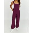 thumbnail image 4 of Coduop Women Sleeveless Bodysuit Jumpsuit Casual Baggy Overalls Loose Long Playsuits, 4 of 9