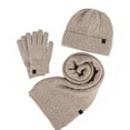 thumbnail image 3 of Children Hat Scarf And Glove Set Fashionable Outdoor Baby Warm Three Piece Set, 3 of 6