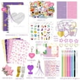 thumbnail image 4 of Creative Journal Craft with Notebook Stickers Decorative Tape Pens for 4-12 Birthday Gifts, 4 of 9