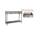thumbnail image 4 of Room Designs Console Table Washed Oak Traditional Rectangle, 4 of 7