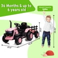 thumbnail image 2 of CazToi Kids Ride On Tractor 12V Ride On Toy Car with Remote Control Ideal Gift for Kids, 2 of 6