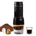 ckepdyeh Portable Coffee Maker Espresso Machine Hand Press Capsule