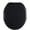 Black, variant on Dream Bath Soft Cushioned Round Front Toilet Seat with non-slip seat and quick-attach easy install hardware, Hunter Green