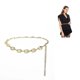 thumbnail image 1 of Cinturones elegantes de moda para mujer, cinturones de Metal ajustables finos para mujer, cadena de cintura para mujer, cinturón decorativo para vestido con correa, 1 of 4