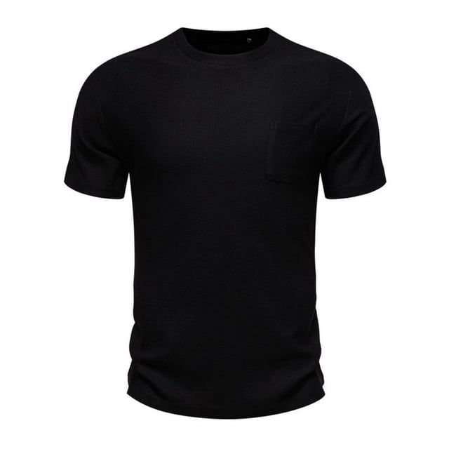 ameIAEA Mens Short Sleeve Workout Running Shirts Summer Solid Color Basic Tees Casual Athletic Tops