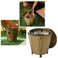 thumbnail image 2 of Camping Trash Can Folding Outdoor Trash Container Large Capacity Foldable Rubbish Holder with Handle Picnics Garbage Can, 2 of 12