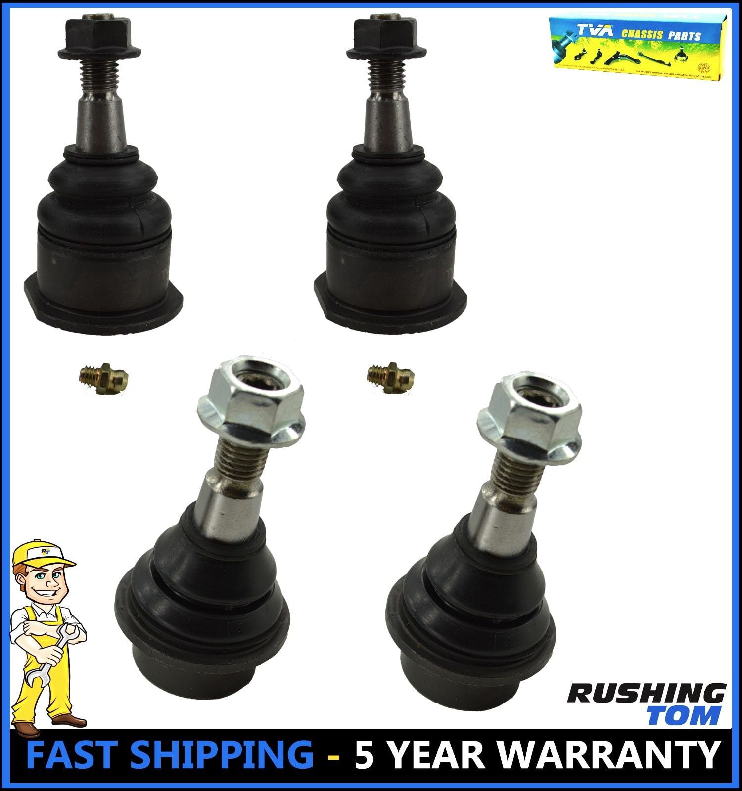 Front Upper Lower Ball Joint fits Chevy Silverado Escalade Avalanche