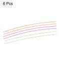 thumbnail image 3 of Unique Bargains 6Pcs Fiber Optic Sight Rods, 6 Inch 0.03 Inch OD PMMA Bows Sights DIY Art Fluorescence Red Green Orange, 3 of 5