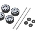 thumbnail image 3 of Conjunto de 4 unids / set 1:64 neumáticos de aleación de carretera Hugo modelo de vehículos de juguete neumáticos de ruedas de coche, 3 of 7