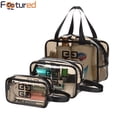 thumbnail image 2 of Bolsas De Maquillaje pvc Impermeable Bolso De Cosméticos Portátil Bolsa De Almacenamiento De Artículos De Tocador Gran Capacidad Mujeres Viaje Natación Transparente Niñas Aseo Organizador, 2 of 4