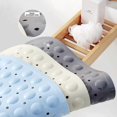 thumbnail image 3 of Quadrant Anti-Slip Bath Mat Anti-Bacterial Mat with Suction Cups for Shower or Bathtub, Non-Slip Bath Mat, 54x54cm, 3 of 4